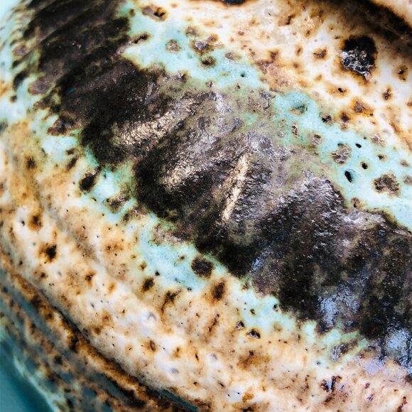 Vintage 60s West Germany Pottery CARSTENS TONNIESHOF Rose Bowl Vase -Redware - Picture 5 of 10